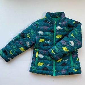 Dinosaur Puffer Coat